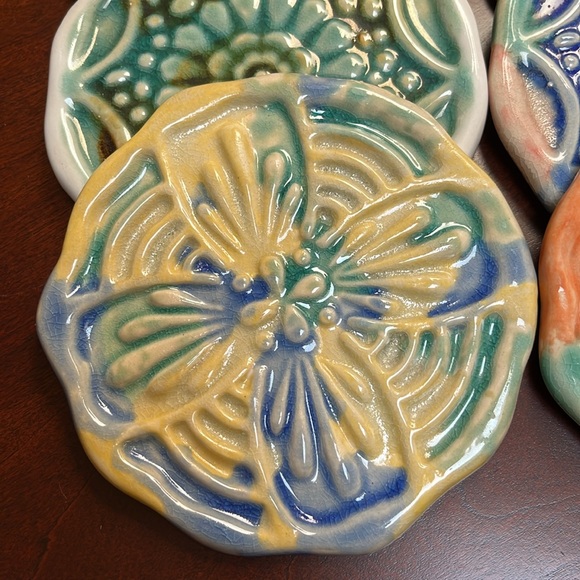 Anthropologie Coasters - set of 6 - new - Picture 2 of 9